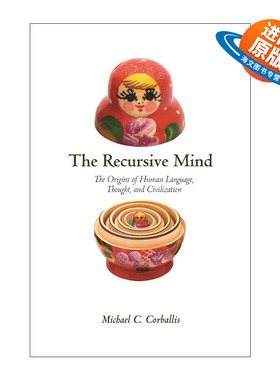 英文原版 The Recursive Mind 递归思维 人类语言 思想和文明的起源 更新版 心理学 Michael C. Corballis 英文版进口英语原版书籍