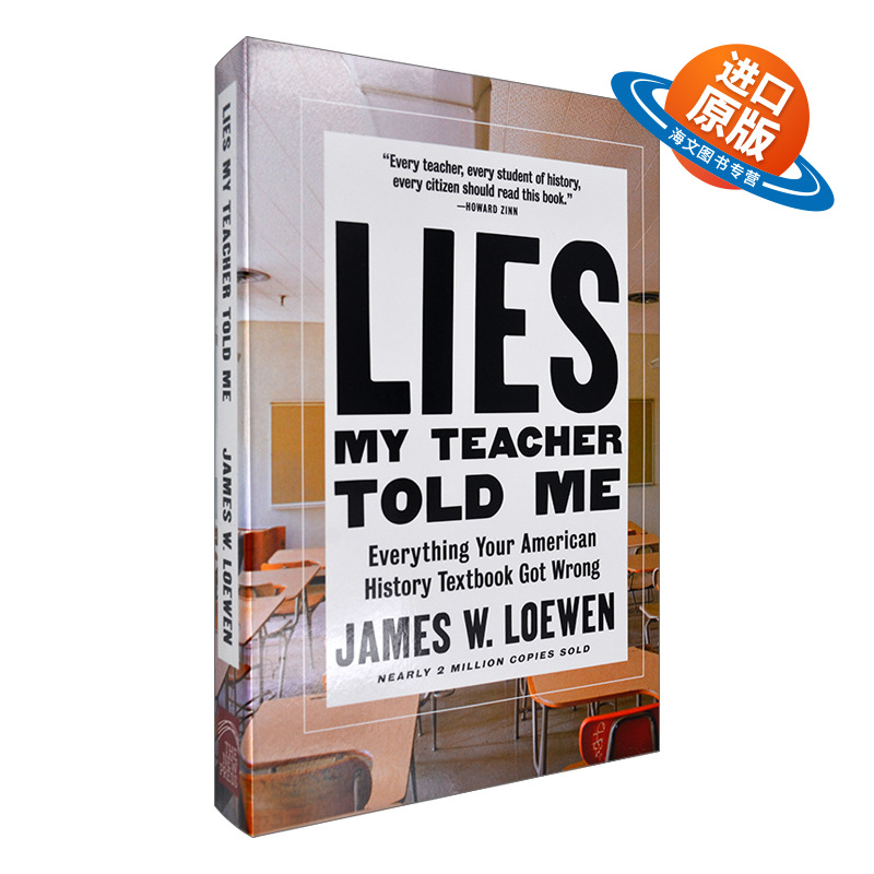 英文原版 Lies My Teacher Told Me 老师的谎言 美国历史教科书中错误 James W. Loewen詹姆斯·洛温 英文版 进口英语原版书籍