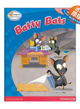 英文原版 Bright Readers L5 Batty Bats 小学英语分级阅读绘本5级 古怪的蝙蝠 英文版 进口英语原版书籍