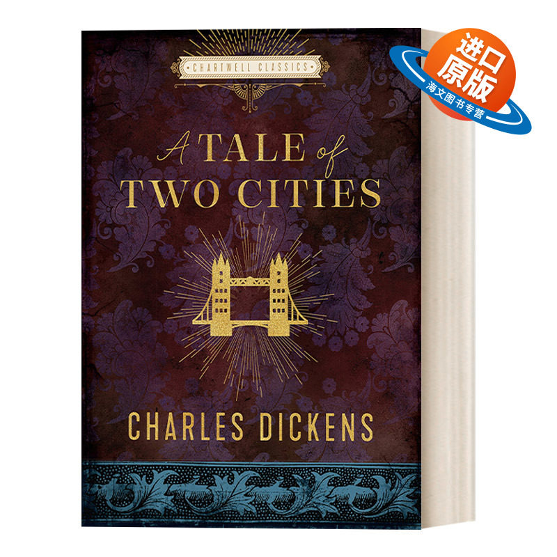 英文原版 A Tale of Two Cities 双城记 狄更斯 查特威尔经典系列 精装 英文版 进口英语原版书籍