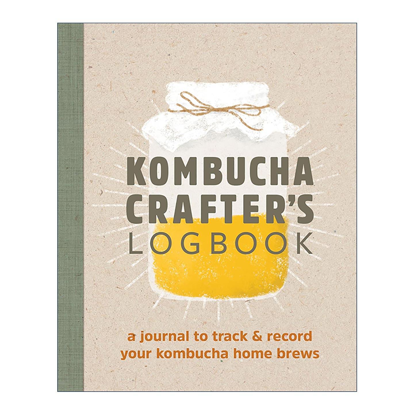 英文原版 Kombucha Crafter's Logbook 康普茶工匠的日志 家庭酿造记录与指南 Angelica Kelly 英文版 进口英语原版书籍
