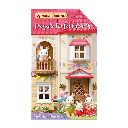 英文原版 Sylvanian Families Freya's Perfect Party 森贝儿家族 芙蕾雅的完美派对 儿童纸板书绘本 英文版 进口英语原版书籍