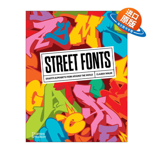 英文原版 Street Fonts 街头涂鸦字体设计 艺术字体平面设计 英文版 进口英语原版书籍