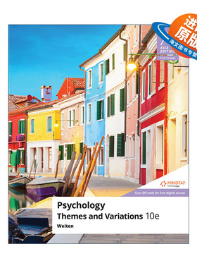 英文原版 Psychology Themes and Variations 心理学 主题和变化 第10版 英文版 进口英语原版书籍