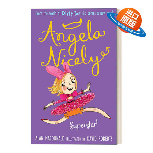 英文原版 Superstar! Angela Nicely 脏男孩波迪同作者作品Angela Nicely系列 英文版 进口英语原版书籍