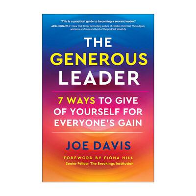 英文原版 The Generous Leader 慷慨的领导者 让大家都能获益的7种方法 组织管理指南 Joe Davis 精装 英文版 进口英语原版书籍