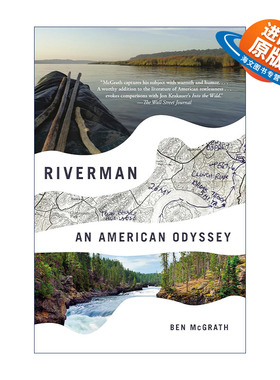 英文原版 Riverman 河上旅人 美国奥德赛 传记 纽约客撰稿人Ben McGrath 英文版 进口英语原版书籍