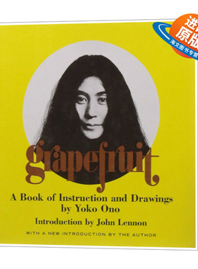英文原版 Grapefruit 葡萄柚 说明和图纸书 启发式艺术 小野洋子  精装 英文版 进口英语原版书籍