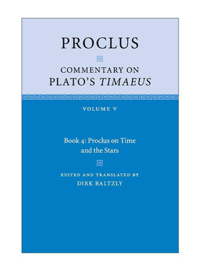 英文原版 Proclus Commentary on Plato's Timaeus 普罗克洛斯 对柏拉图蒂迈欧篇的评论 第五卷 英文版 进口英语原版书籍