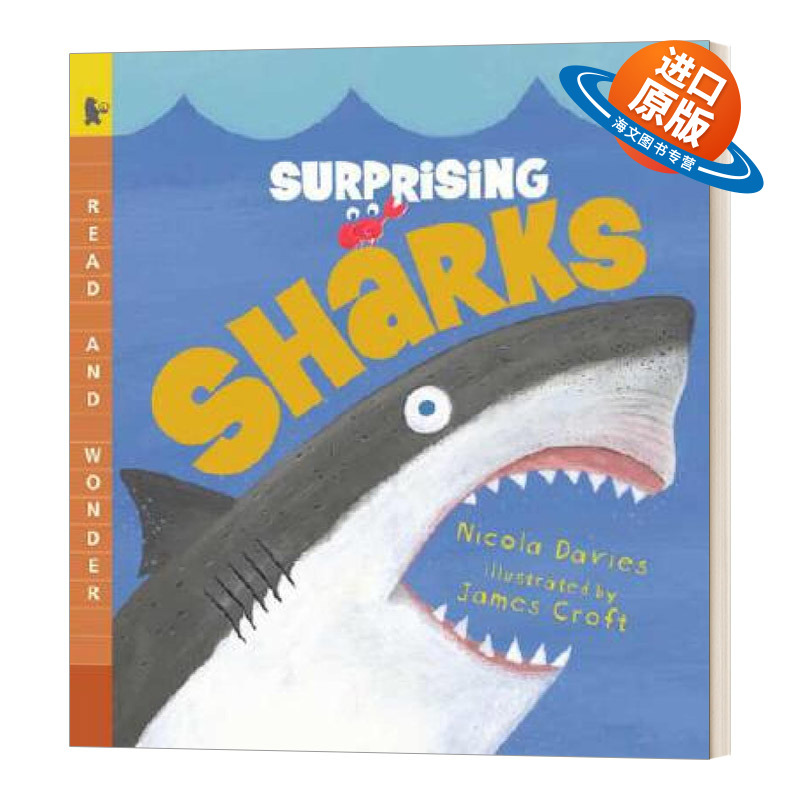 英文原版 Surprising Sharks Read and Wonder系列 惊奇的鲨鱼 阅读和思考 英文版 进口英语原版书籍
