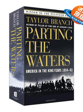 英文原版 Parting the Waters  分水岭 美国民权运动的奋起与挣扎 普利策奖得主作品 泰勒布兰奇 英文版 进口英语原版书籍