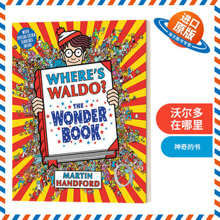 英文原版 Where's Waldo? The Wonder Book 沃尔多在哪里 神奇的书 5-9岁儿童活动书 Martin Handford 英文版 进口英语原版书籍