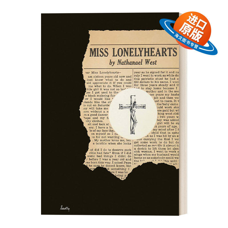 英文原版 Miss Lonelyhearts 寂寞芳心小姐 美国现代文学经典小说 蝗虫之日同作者 纳撒尼尔?韦斯特 英文版 进口英语原版书籍