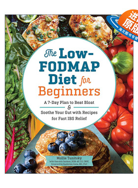 英文原版 The Low-FODMAP Diet for Beginners 低发漫饮食入门 英文版 进口英语原版书籍