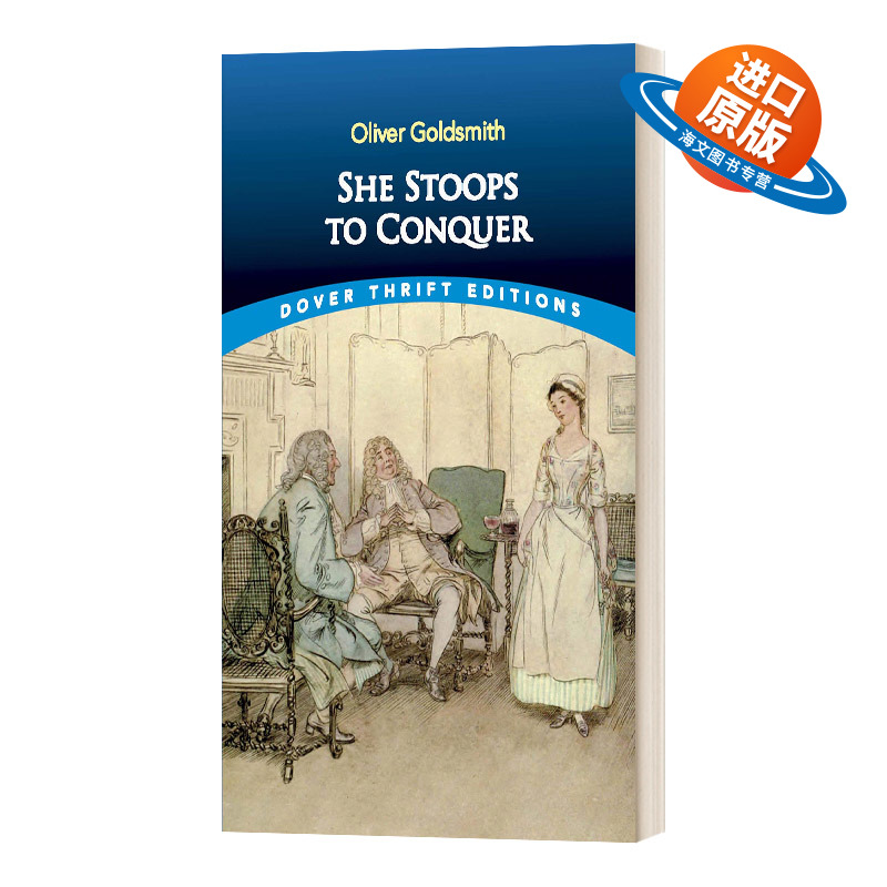 英文原版 She Stoops to Conquer 委曲求全 哥尔德史密斯戏剧 Dover Thrift Editions 英文版 进口英语原版书籍
