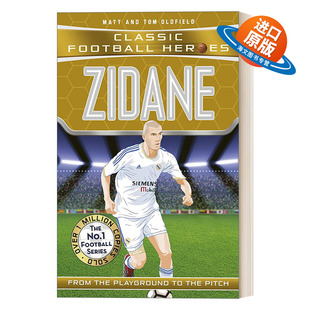 英文原版 Zidane 经典足球明星人物传记 齐达内 Classic Football Heroes 英文版 进口英语原版书籍