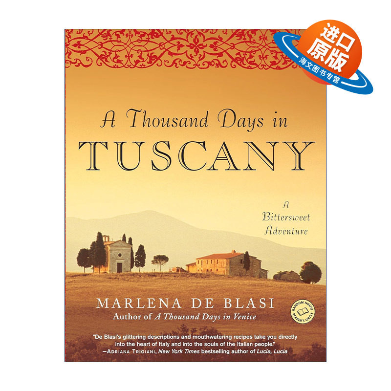 英文原版 A Thousand Days in Tuscany 托斯卡纳乡村生活 享受慢调生活 追寻深度旅行 玛琳娜?布雷西 英文版 进口英语原版书籍