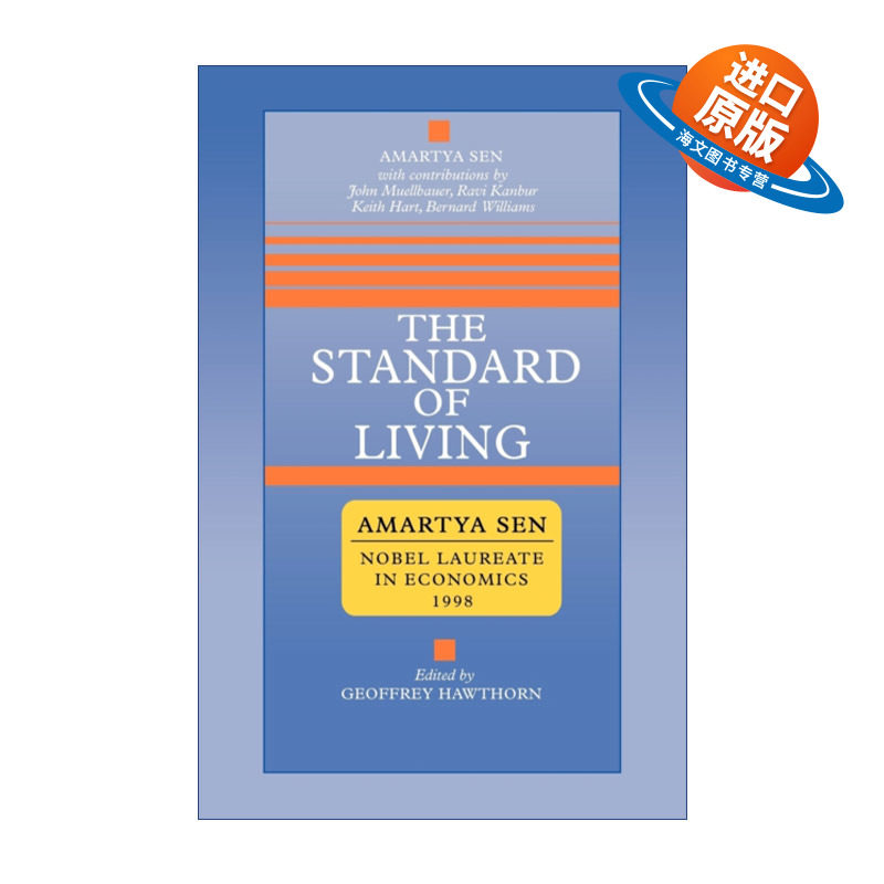 英文原版 The Standard of Living 生活水准 阿马蒂亚·森 1998年诺贝尔经济学奖得主 英文版 进口英语原版书籍
