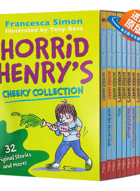 淘气包亨利10册套装 英文原版 Horrid Henry's Cheeky Collection 英文版儿童小说章节书 进口原版英语书籍