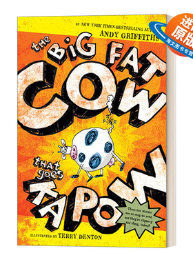 英文原版 The Big Fat Cow That Goes Kapow 十个搞笑的押韵短篇故事 Andy Griffiths 树屋作者 英文版 进口英语原版书籍
