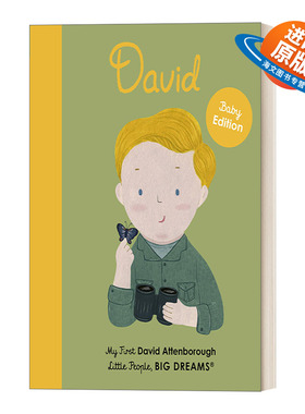 英文原版绘本 David Attenborough My First David Attenborough 小人物大梦想纸板书 探险家大卫·爱登堡 英文版 进口英语书籍