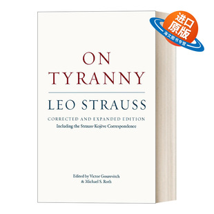 英文原版 On Tyranny Corrected and Expanded Edition 论僭政 色诺芬《希耶罗》义疏 豆瓣高分推荐 Leo Strauss 英文版 进口书