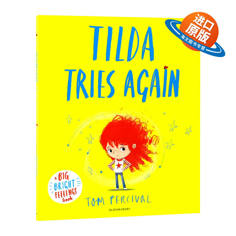 英文原版绘本 Tilda Tries Again 再努力吧提尔达 情绪管理绘本 Tom Percival 英文版 进口英语原版书籍儿童外文书