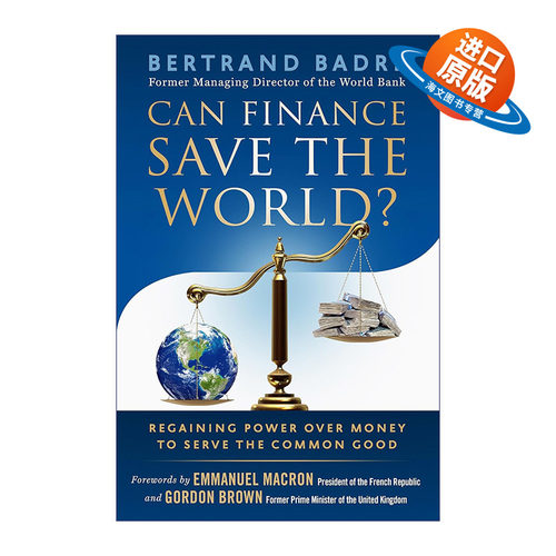 英文原版 Can Finance Save the World 金融不死 用好金融工具 破解经济困局 Bertrand Badré 英文版 进口英语原版书籍