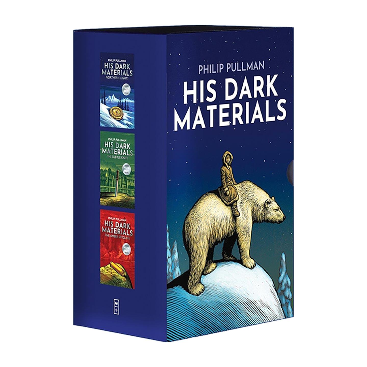 英文原版 His Dark Materials 黑暗物质三部曲 含黄金罗盘 魔法神刀 琥珀望远镜 英文版 进口英语原版书籍