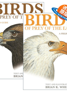 英文原版 Birds of Prey系列 套装2册 观鸟指南 Brian K. Wheeler 英文版 进口英语原版书籍