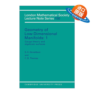 英文原版 Geometry of Low-Dimensional Manifolds 低维流形几何 卷一 伦敦数学会讲义系列 英文版 进口英语原版书籍