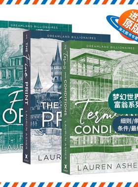 英文原版 Dreamland Billionaires 梦幻世界亿万富翁系列3册 The Fine Print/Terms and Conditions/Final Offer 英文版 进口书籍