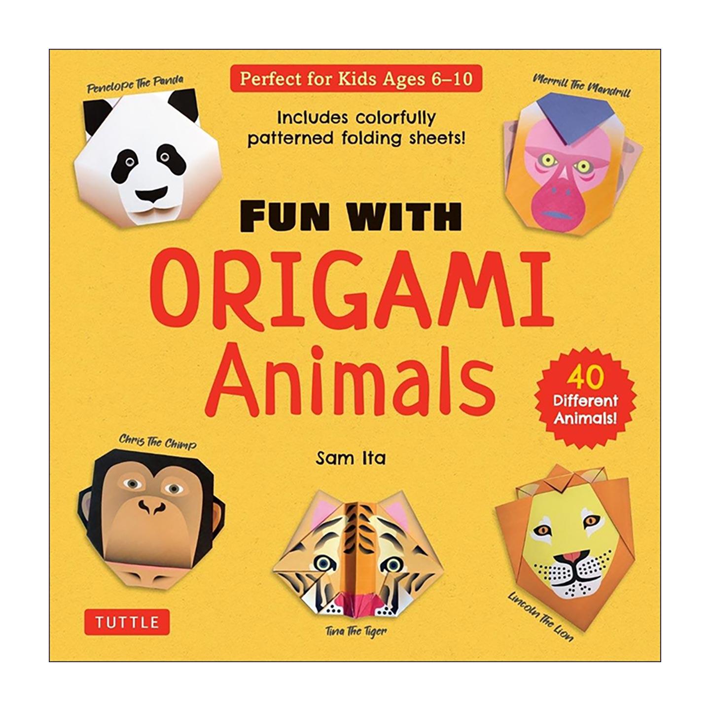 英文原版 Fun with Origami Animals Kit 趣味动物折纸工具包 创意儿童杂志首选奖 英文版 进口英语原版书籍