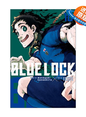 英文原版 Blue Lock 10 蓝色监狱系列10 同名日本动漫 足球体育漫画 Muneyuki Kaneshiro 野村优介英文版 进口英语原版书籍