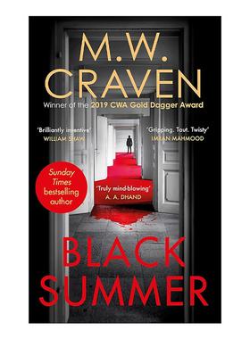 英文原版 Black Summer 黑色夏天杀人事件 侦探推理悬疑小说 麦克·克拉文 M. W. Craven 英文版 进口英语原版书籍