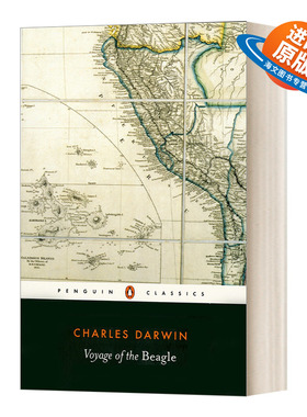 英文原版 The Voyage of the Beagle 小猎犬号航海记 查尔斯·达尔文 企鹅黑经典 Penguin Classics 英文版 进口英语原版书籍
