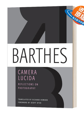 英文原版Camera Lucida 明室 摄影札记 英文版 进口英语原版书籍