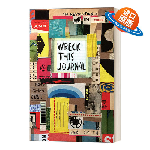 英文原版 Wreck This Journal Now in Color 玩坏这本书 创新从破坏开始 英文版 进口英语原版书籍
