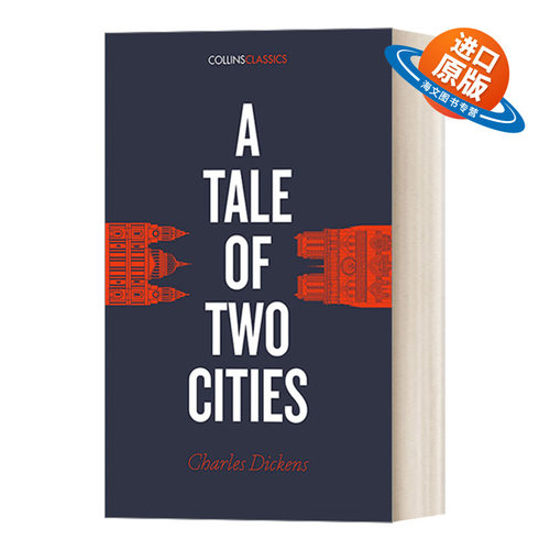 英文原版 Collins Classics — A Tale Of Two Cities 柯林斯经典文学系列 双城记 查尔斯·狄更斯 英文版 进口英语原版书籍