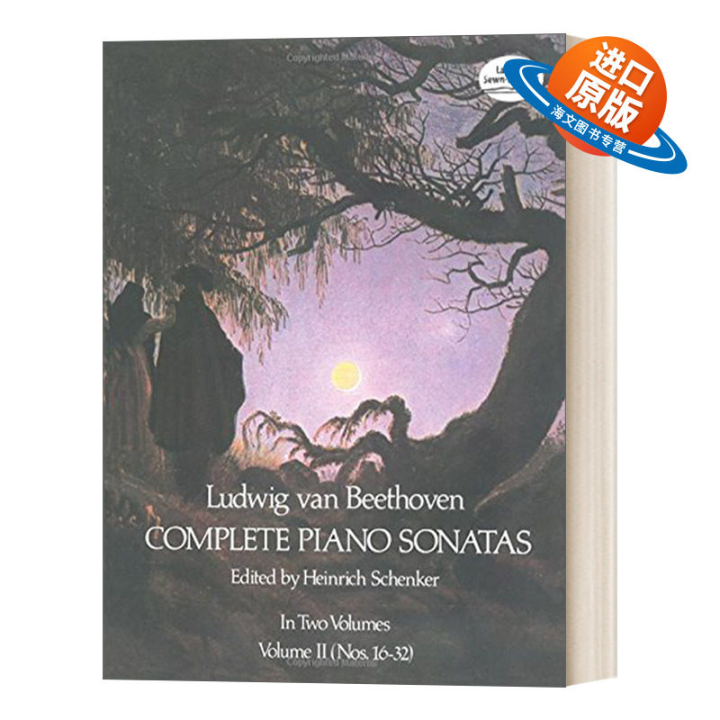 英文原版 Complete Piano Sonatas  Volume II  完整的钢琴奏鸣曲 卷二Nos.16-32 英文版 进口英语原版书籍