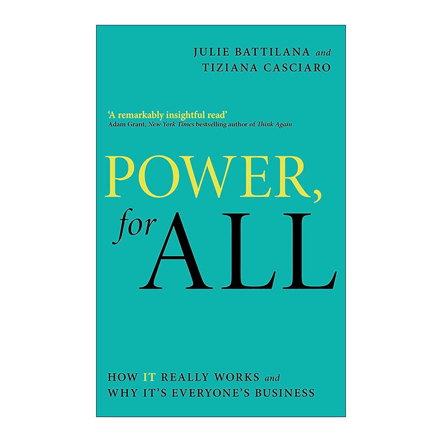 英文原版 Power For All 你可以影响任何人 如何有效地获得权力 影响他人 哈佛教授Julie Battilana 英文版 进口英语原版书籍