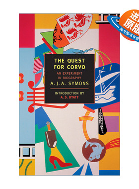 英文原版 The Quest for Corvo 探求科尔沃 一部实验性的传记 A.J.A. Symons 英文版 进口英语原版书籍