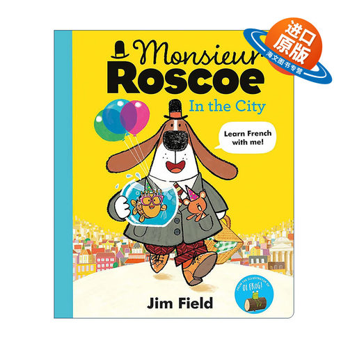 英文原版 Monsieur Roscoe in the City 罗斯科先生在城市 儿童精装绘本 英文版 进口英语原版书籍