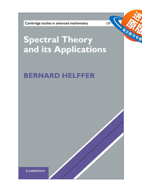 英文原版 Spectral Theory and its Applications 谱论及其应用 剑桥高等数学研究系列 精装 英文版 进口英语原版书籍