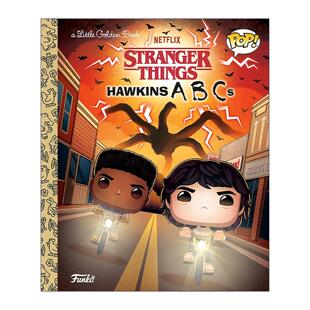 英文原版 Stranger Things Hawkins ABCs Funko Pop Little Golden Book 怪奇物语 霍金斯字母书 兰登书屋精装小金书 英文版