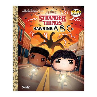 英文原版 Stranger Things Hawkins ABCs Funko Pop Little Golden Book 怪奇物语 霍金斯字母书 兰登书屋精装小金书 英文版