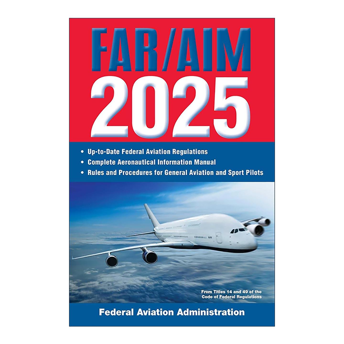 英文原版 FAR AIM 2025 航空信息手册 FAA法规 英文版 进口英语原版书籍