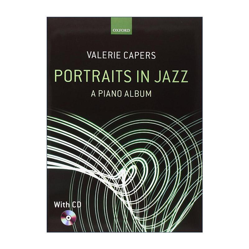 英文原版 Portraits in Jazz 爵士乐肖像 钢琴爵士乐练习曲目 英皇钢琴考级练习 英文版 进口英语原版书籍