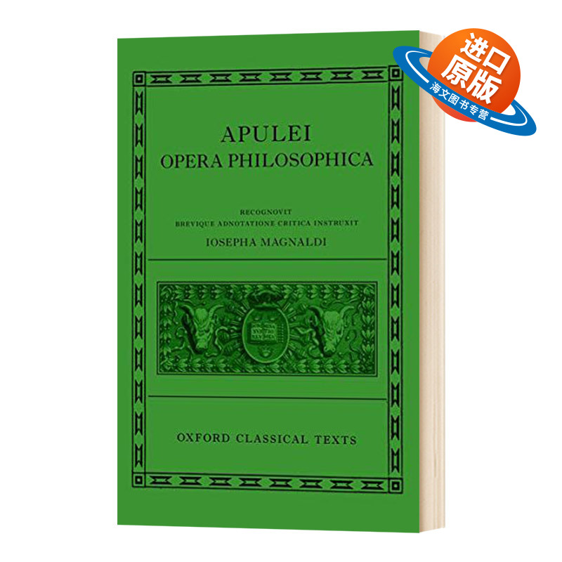 英文原版 Apuleius Philosophical Works Apulei Opera Philosophica 阿普列尤斯 哲学著作 阿普列尤斯歌剧哲学 英文版进口英语书