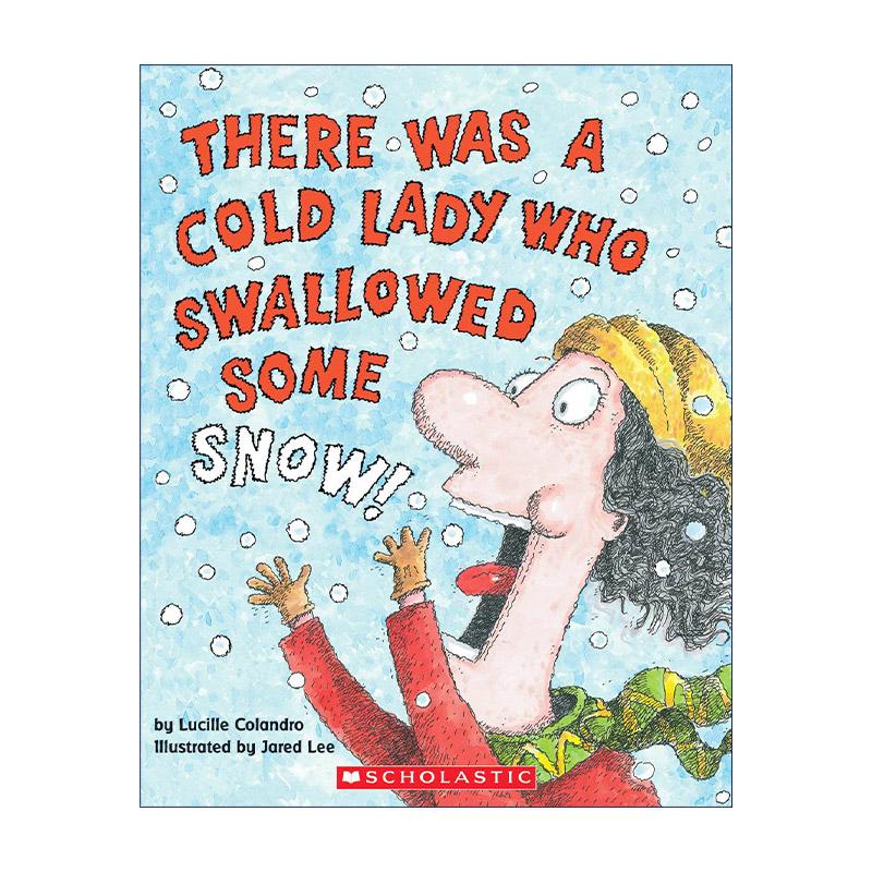 英文原版 There Was a Cold Lady Who Swallowed Some Snow 有个老婆婆吞了几片雪花 绘本 英文版 进口英语原版书籍
